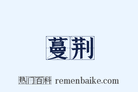 蔓荆是什么意思的图片